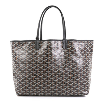 Goyard St. Louis Tote Coated Canvas PM Black 450033