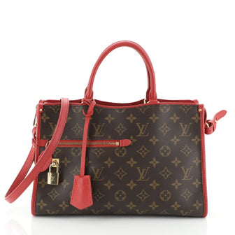 Louis Vuitton Popincourt NM Handbag Monogram Canvas PM Red 4503011