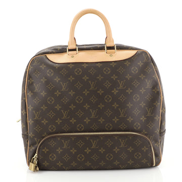 Louis Vuitton Evasion Travel Bag Monogram Canvas MM Brown 4503014