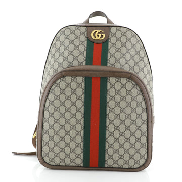 Gucci Ophidia Backpack GG Coated Canvas Medium