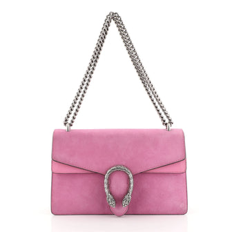 Gucci Dionysus Bag Suede Small Pink 450457