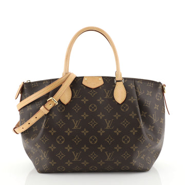 Louis Vuitton Turenne Handbag Monogram Canvas MM Brown 450611