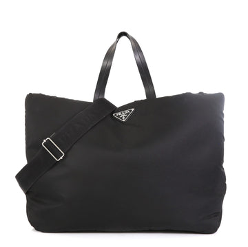 Prada Padded Tote Tessuto Medium Black 451101