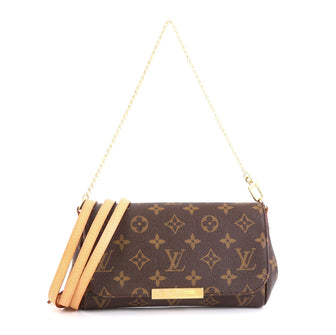 Louis Vuitton Favorite Handbag Monogram Canvas PM Brown 45111113