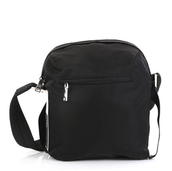 Prada Front Pocket Messenger Bag Tessuto Medium Black 4511112