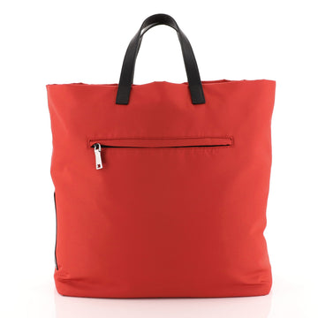 Prada Technical Tote Tessuto Large Red 4511133
