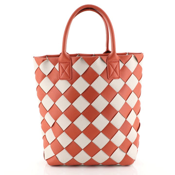 Bottega Veneta Maxi Cabat Tote Intrecciato Nappa 30 White 451114