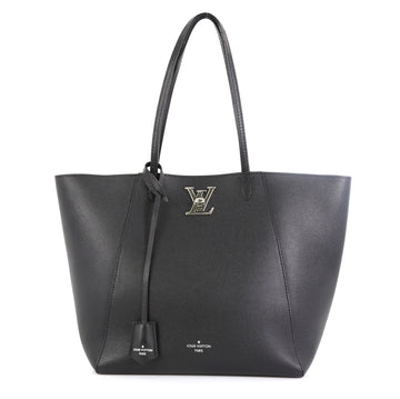 Louis Vuitton Lockme Cabas Leather Black 4511177