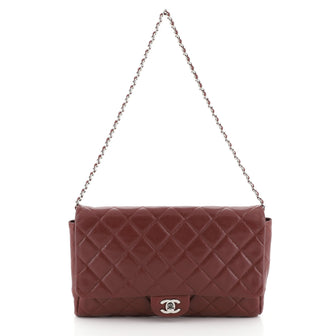 Chanel Clutch with Chain Quilted Caviar Red 4511183