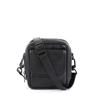 Louis Vuitton Peonia Cross Body Bag Leather Black 4511197