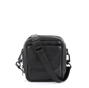 Louis Vuitton Peonia Cross Body Bag Leather Black 4511197