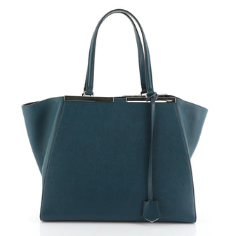 Fendi 3Jours Bag Leather Large Blue 4511198