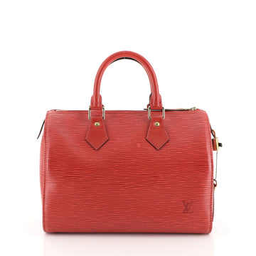 Louis Vuitton Speedy Handbag Epi Leather 25 Red 451231