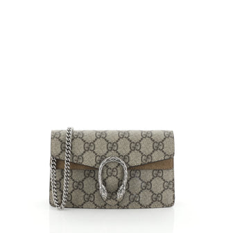 Gucci Dionysus Bag GG Coated Canvas Super Mini Brown 451321