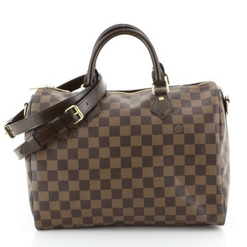 Louis Vuitton Speedy Bandouliere Bag Damier 30 Brown 451551