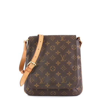 Louis Vuitton Musette Salsa Handbag Monogram Canvas PM Brown 451571