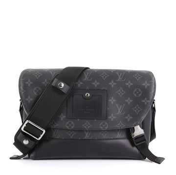 Louis Vuitton Voyager Messenger Bag Monogram Eclipse Canvas PM Black 451661