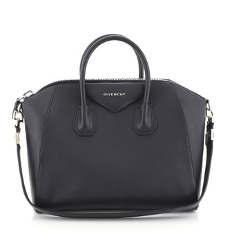 Givenchy Antigona Bag Leather Medium Blue 451821
