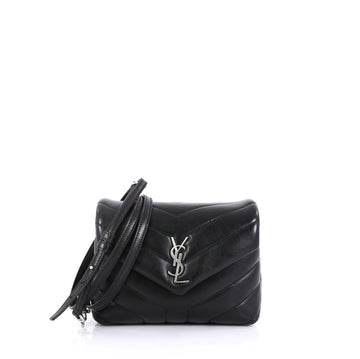 Saint Laurent LouLou Shoulder Bag Matelasse Chevron Leather Toy