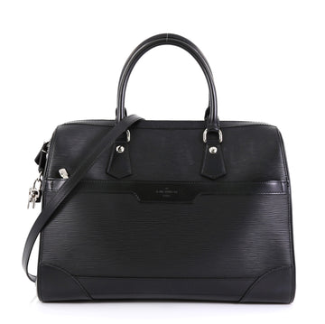 Louis Vuitton Bourget Duffle Epi Leather 40 Black 4521910