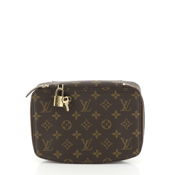 Louis Vuitton Monte-Carlo Jewelry Box Monogram Canvas Brown 452197