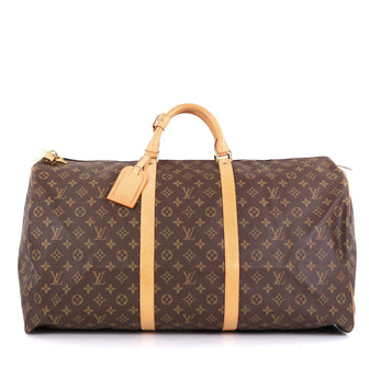 Louis Vuitton Keepall Bag Monogram Canvas 60 Brown 452199