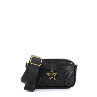 Stella McCartney Stella Star Convertible Waist Bag Quilted Faux Leather 