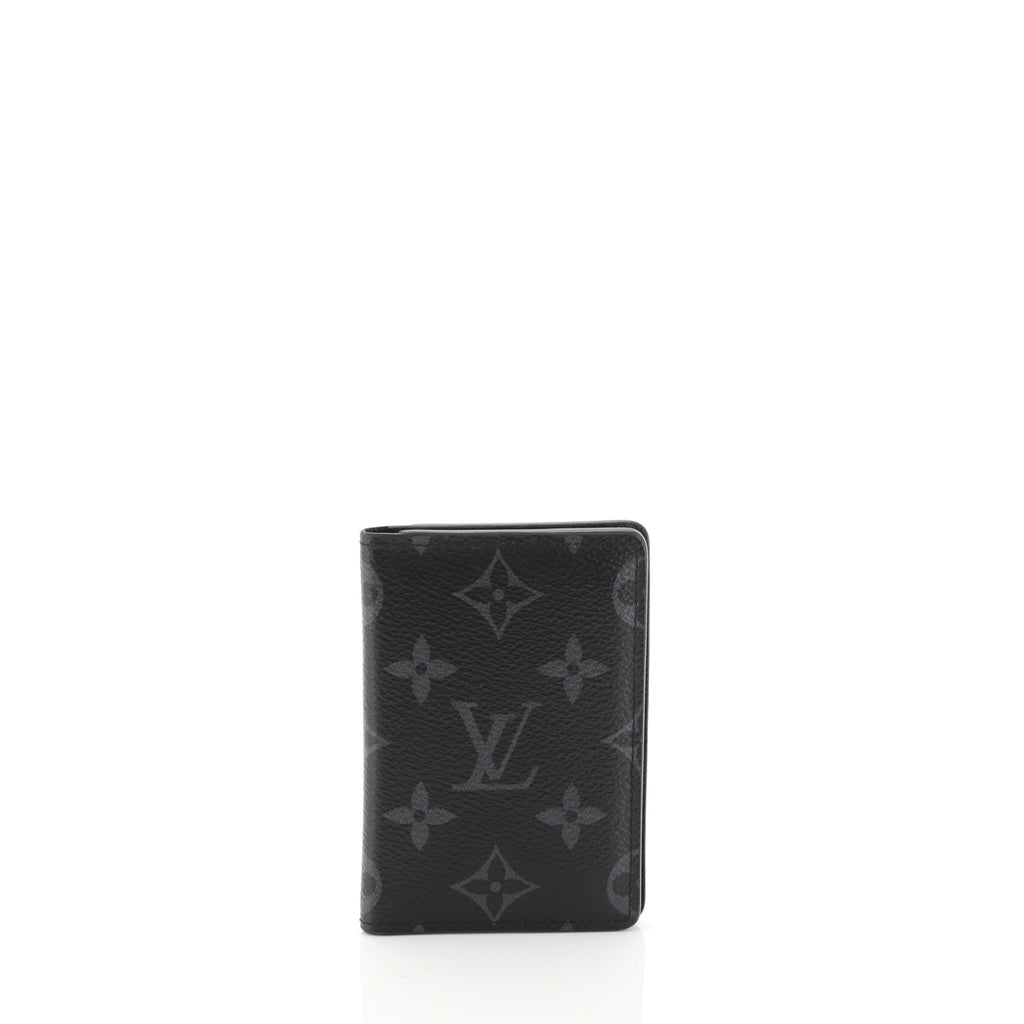 Louis Vuitton Organizer Pocket (5 Interior Pockets) Monogram Eclipse  Black/Grey in Canvas - US