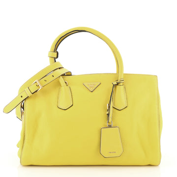 Prada East West Convertible Tote Vitello Daino Medium