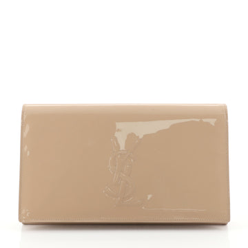 Saint Laurent Belle de Jour Clutch Patent Large Neutral 4523201
