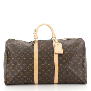 Louis Vuitton Keepall Bag Monogram Canvas 55 Brown 4523613