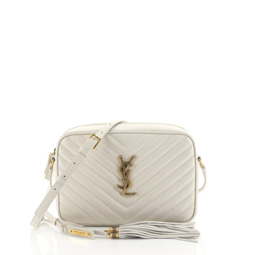 Lou Camera Bag Matelasse Chevron Leather Small