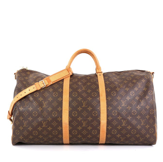 Louis Vuitton Keepall Bandouliere Bag Monogram Canvas 60 Brown 4528127