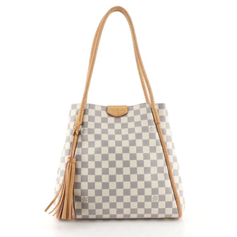 Louis Vuitton Propriano Handbag Damier White 452812