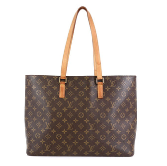 Louis Vuitton Luco Handbag Monogram Canvas Brown 4528144