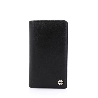 Chanel Yen Wallet Leather Long Black 4528150