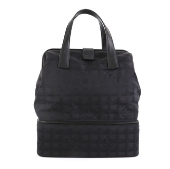 Chanel Travel Line Doctor Bag Nylon Large Black 452991