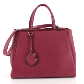 Fendi 2Jours Bag Leather Medium Pink 45304117