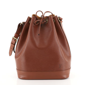 Louis Vuitton Noe Handbag Epi Leather Large Brown 4530419