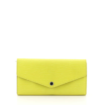 Louis Vuitton Sarah Wallet NM Epi Leather Yellow 4530459