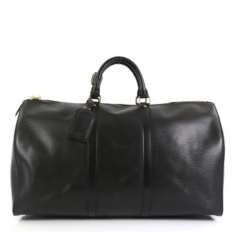 Louis Vuitton Keepall Bag Epi Leather 50 Black 4530466