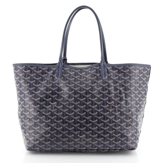 Goyard St. Louis Tote Coated Canvas PM Blue 4530468