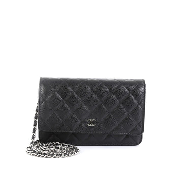 Chanel Wallet on Chain Quilted Caviar Black 4530475