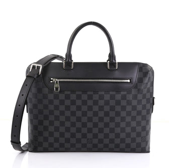 Louis Vuitton Porte-Documents Jour NM Bag Damier Graphite  Black 4530477