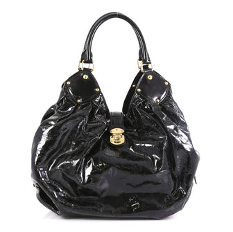 Louis Vuitton XL Hobo Surya Leather Black 4530479