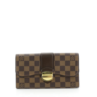 Louis Vuitton Sistina Wallet Damier Brown 4530481