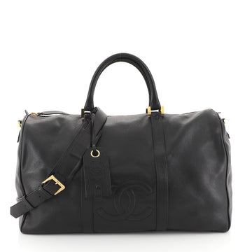 Chanel Vintage Timeless Boston Bag Caviar Large Black 4530488