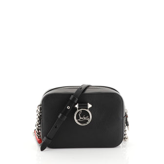 Christian Louboutin Rubylou Crossbody Bag Leather Mini Black 453151