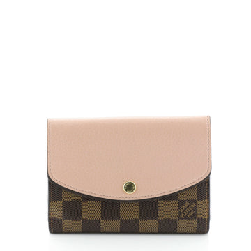 Louis Vuitton Normandy Compact Wallet Damier and Leather  Brown 4531611