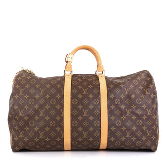 Louis Vuitton Keepall Bag Monogram Canvas 55 Brown 4531623